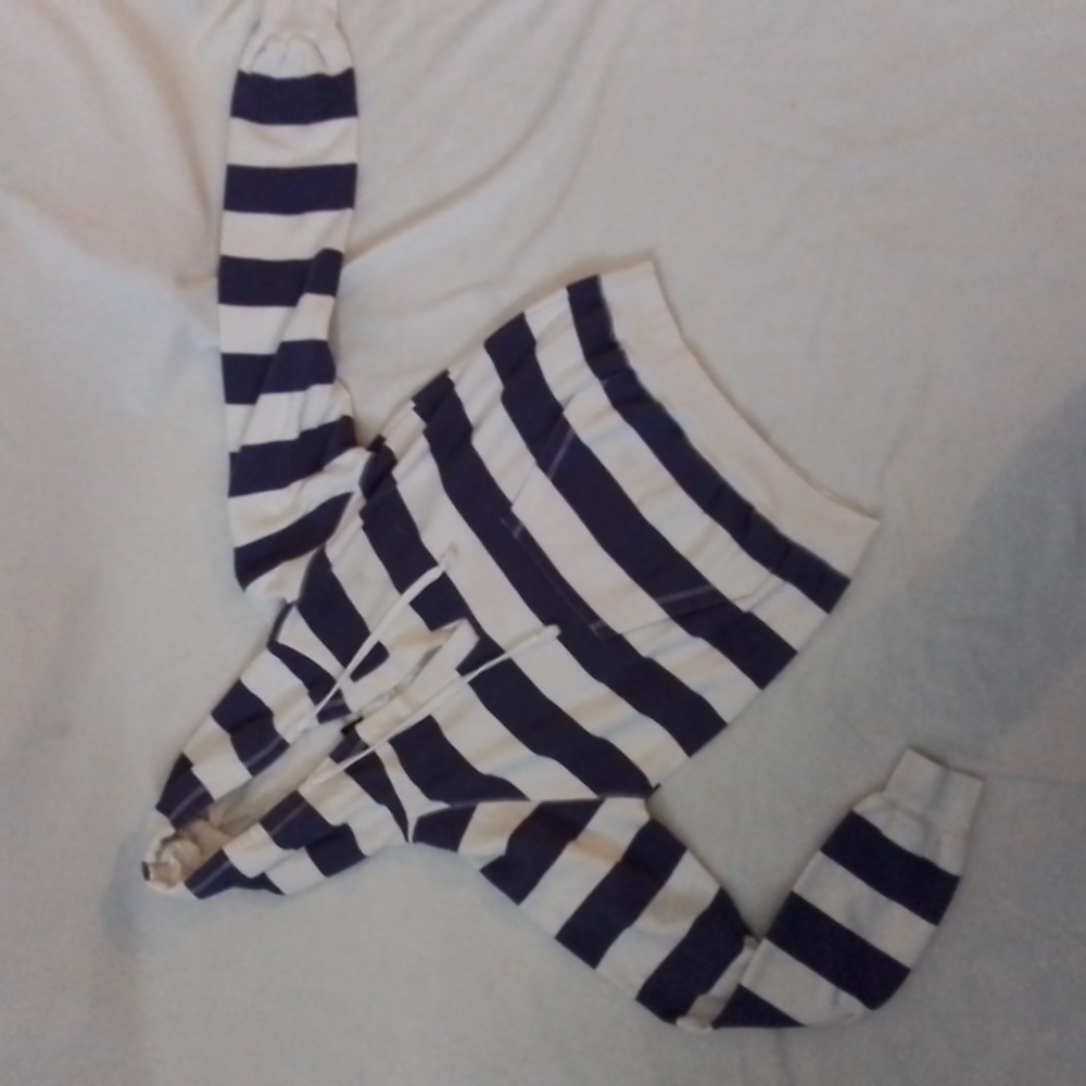 SAAD Collection "Atlantic City" Striped Hoodie